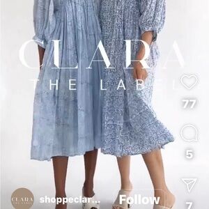 EUC Clara The Label Cleo dress by Victoria Dunn size large w/pockets